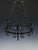 Late 19th Century Hand-Forged Wrought Iron Corona Chandelier, Gothic Revival c.1880 A substantial late 19th-century hand-...
