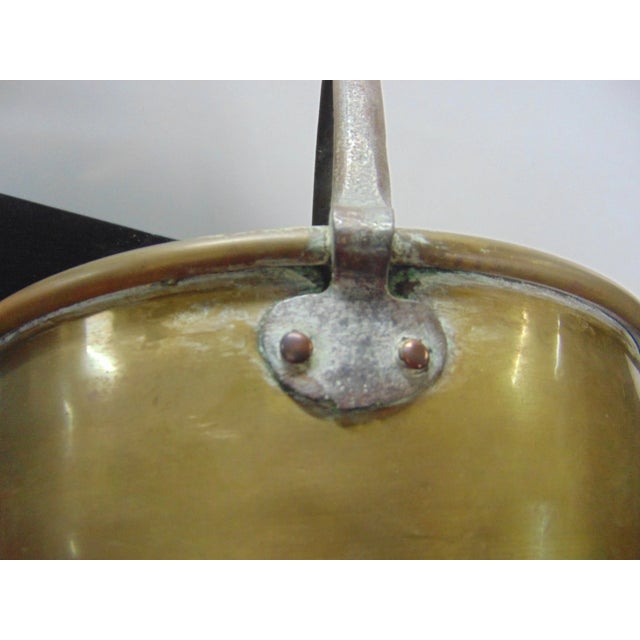 Early 20th Century Primitive Handmade Copper & Iron Bucket For Sale - Image 5 of 6