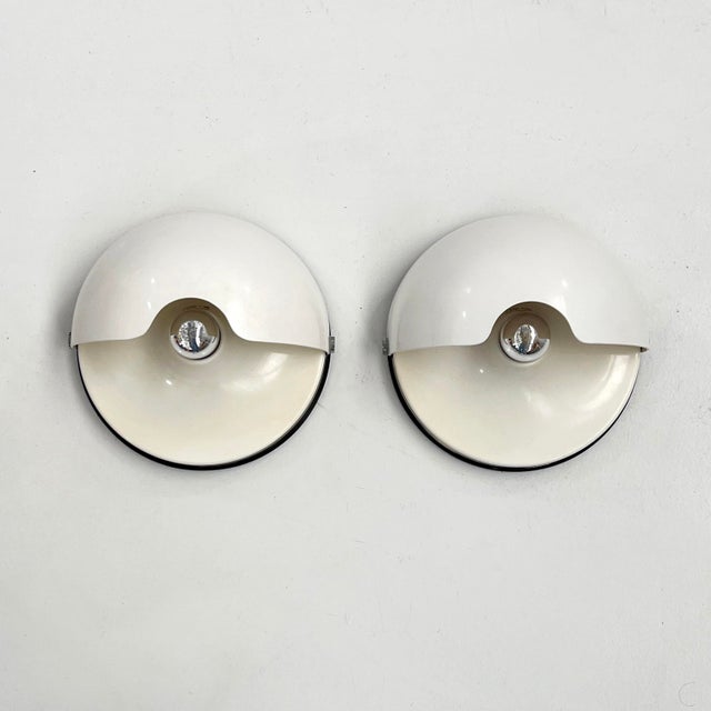 Mezzanotte Wall Lights from Guzzini, 1970s, Set of 2 For Sale - Image 10 of 10