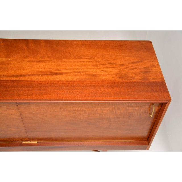 Brown Vintage Sideboard by Robert Heritage for Heals, 1950s For Sale - Image 8 of 13