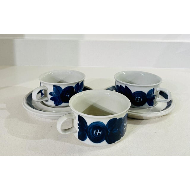 ARABIA FINLAND 青い家の置物 ARABIA FINLAND 青い家の置物 Vintage ARABIA FINLAND Porcelain