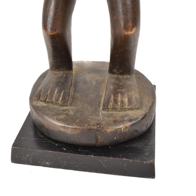 Wood Early 20th Century Tabwa Female Figure For Sale - Image 7 of 7
