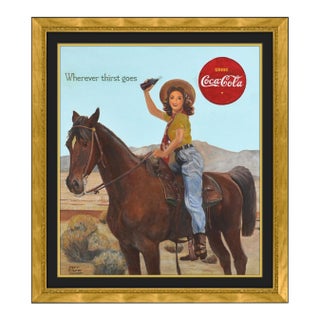 1960s Coca Cola - Wherever Thirst Goes, Matt Clark For Sale