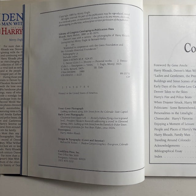 Denver's Man With a Camera Vintage Photography Book For Sale In New York - Image 6 of 6