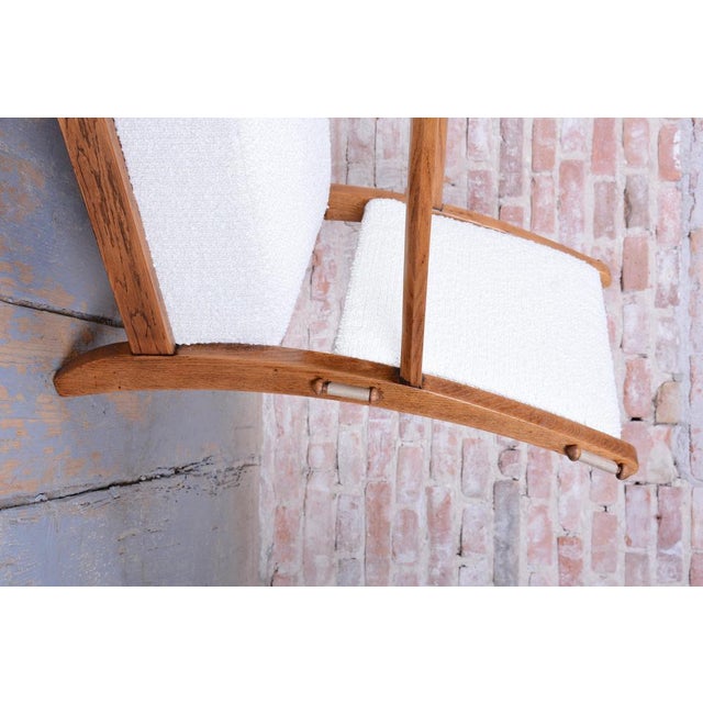 Art Deco Czech Armchairs in Oak attributed to Krásná Jizba, 1930s, Set of 2 For Sale - Image 8 of 18