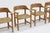 Vintage Dining Table and Dining Chairs in Pine and Papercord, 1970s, Set of 5 For Sale - Image 6 of 15