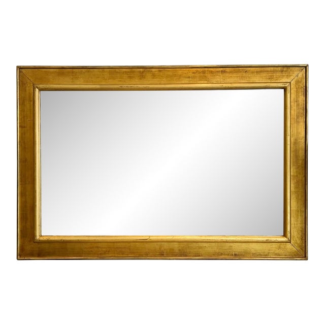 Italian Gilt Wood Mirror For Sale