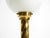 Large Column-Style Table Lamp in Brass with Frosted Glass Globe, 1960s For Sale - Image 9 of 18