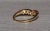 The Alda: Ladies 14K Yellow Gold Angled Band set with Cubic Zirconia For Sale In Philadelphia - Image 6 of 10