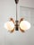 Vintage Italian Copper and Opaline Chandelier, 1970s For Sale - Image 18 of 18