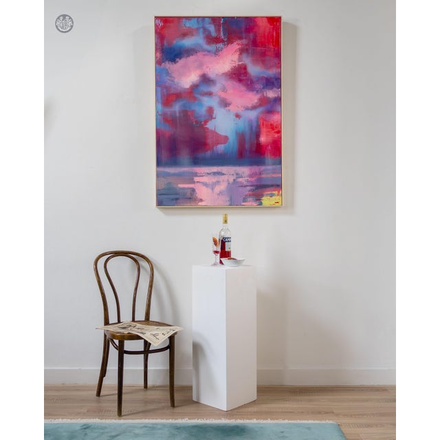 Contemporary Ana Barbić Katičić, Hypnotic Clouds, Acrylic on Canvas For Sale - Image 3 of 6