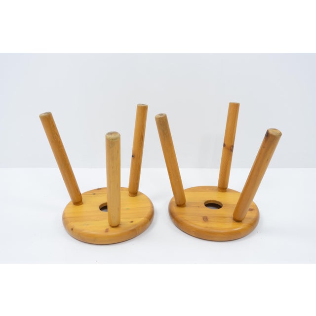Sauna Stools by Bertel Gardberg for Artek, Finland, 1970s, Set of 2 For Sale - Image 10 of 12