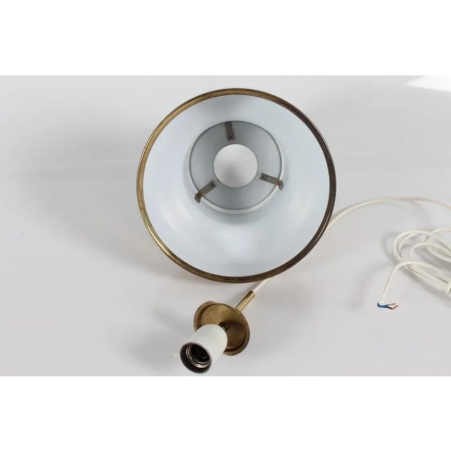 Gold Bumling Pendant by Anders Pehrsson of Brass with Great Patina. Made by Studio Lyktan in Sweden, 1970s from Ateljé Lyktan For Sale - Image 8 of 9