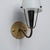 1950s Vintage Italian Wall Sconces in Brass and Opaline Glass, 1950s, Set of 2 For Sale - Image 5 of 9