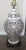 Mid-Century Modern Vintage 70s Brown & White Chinoiserie Floral Ginger Jar Table Lamp For Sale - Image 3 of 15