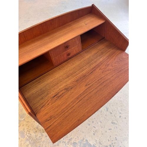 Danish Secretaire in Teak For Sale - Image 4 of 11