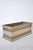 Neoclassical aluminium and brass rectangular planter, 1970s. Neoclassical aluminium and brass rectangular planter. France,...