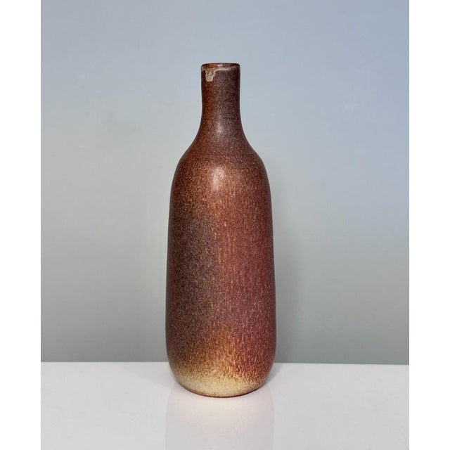 Studio Ceramic Art Bottle Vase from WGP Silberdistel, West Germany, 1960s For Sale - Image 13 of 13
