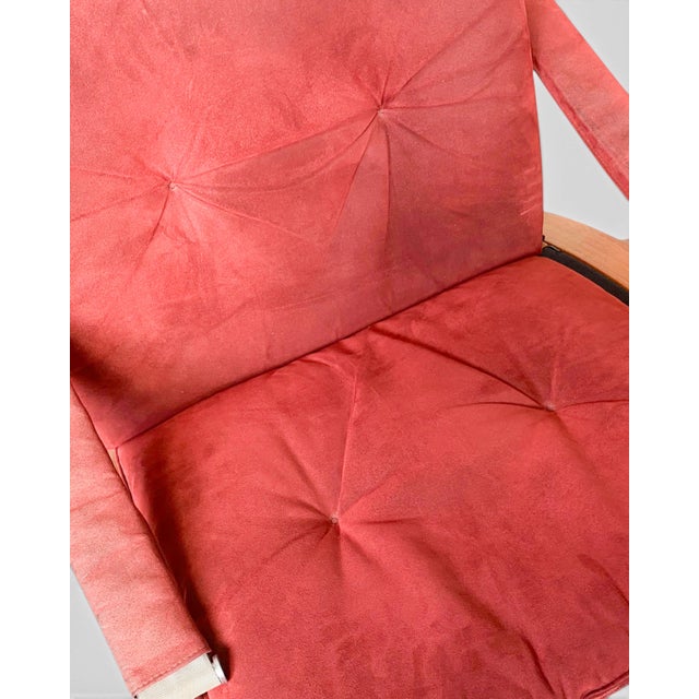 Danish Laxy Lounge Chairs with Ottomans from Skipper Furniture, 1970s, Set of 4 For Sale - Image 6 of 10