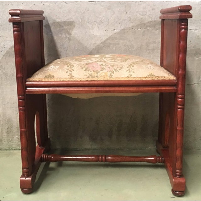 Set of Four Modernist Rectangular Upholstered Window Benches With Arms For Sale - Image 9 of 13