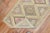 Mid-20th century Persian rug with a pretty geometric design. Measures: 2' x 4'2''.