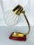 Mid-Century Modern German Table Lamp in Brass and Frosted Glass, 1960s For Sale - Image 4 of 6