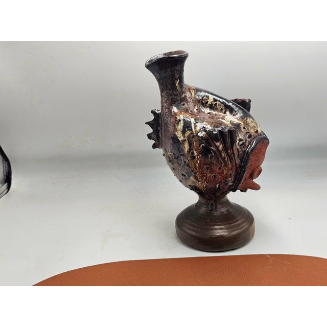 Ceramic Fish Vase, 1890s For Sale - Image 13 of 13