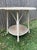 Wood Antique Round Woven Wicker Table For Sale - Image 7 of 8