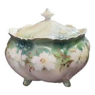 r.s. Prussia Biscuit or Cracker Jar Circa 1880-1910 For Sale