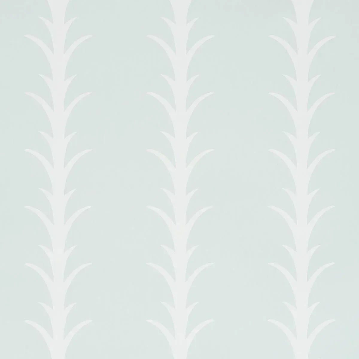 Schumacher x Celerie Kemble Acanthus Stripe Wallpaper in Ivory on