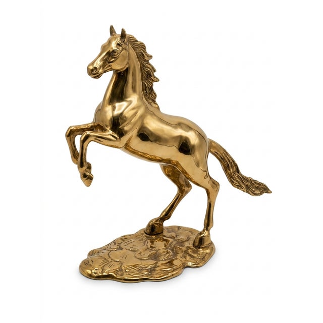 Metal Mid-Century Modern Rearing Horse by Motta, 1970s For Sale - Image 7 of 18