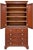 Wood Mid 19th Century Early Victorian English Mahogany Linen Press Wardrobe For Sale - Image 7 of 7