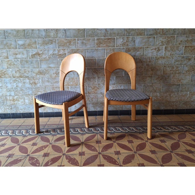 Mid-Century Modern Danish Morten Dining Chairs by Niels Koefoed, Set of 2 For Sale - Image 3 of 11