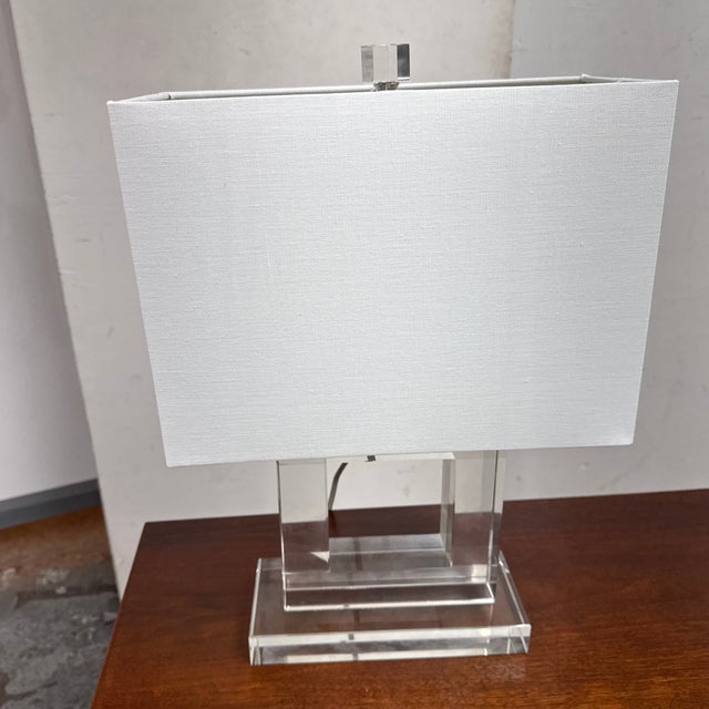 Safavieh Town Square Crystal Table Lamp For Sale - Image 11 of 12