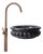 Handmade Black Indian Marble Countertop Sink For Sale