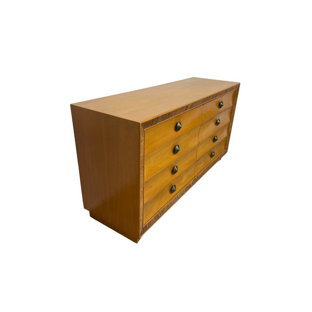 1940s 1940s Brown-Saltman Combed Wood Dresser, Attributed to Paul Frankl For Sale - Image 5 of 17