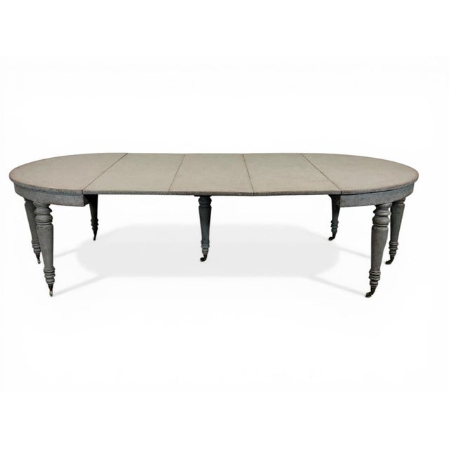 Antique Swedish Extendable Dining Table For Sale - Image 9 of 13