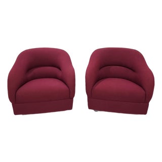 1970s Pair of Armchairs by Ward Bennett for Brickel Associates For Sale
