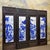 Mid 20th Century Monumental Set of 4 Antique Chinese Rosewood & Blue-and-White Porcelain Plaques Featuring the 18 Arhats For Sale - Image 5 of 10