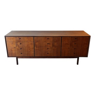 Jack Cartwright for Founders 12-Drawer Dresser, Walnut, Mid-Century Modern, Attributed For Sale