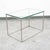 Mid Century Modern End Table Side Metal Glass Vintage Silver Rectangular MCM For Sale In Sacramento - Image 6 of 12