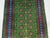 Green Green Tribal Geometric Hallway Runner Rug With Turquoise Border, 2'9" X 15'10" For Sale - Image 8 of 12