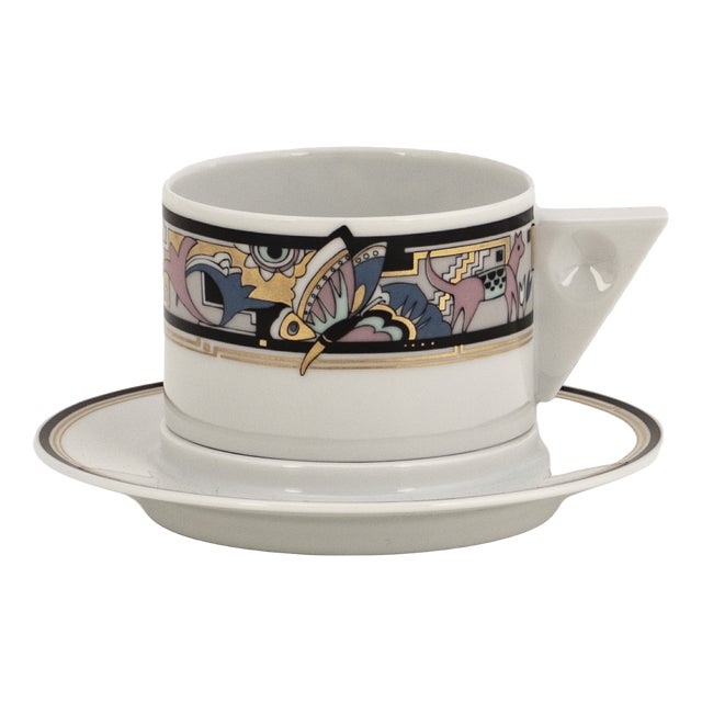Cantana Najade Designer Coffee Cup from Fürstenberg, 1980s, Set of 2 For Sale