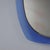 Vintage Mirror with Blue Glass, Italy, 1960s For Sale - Image 5 of 10