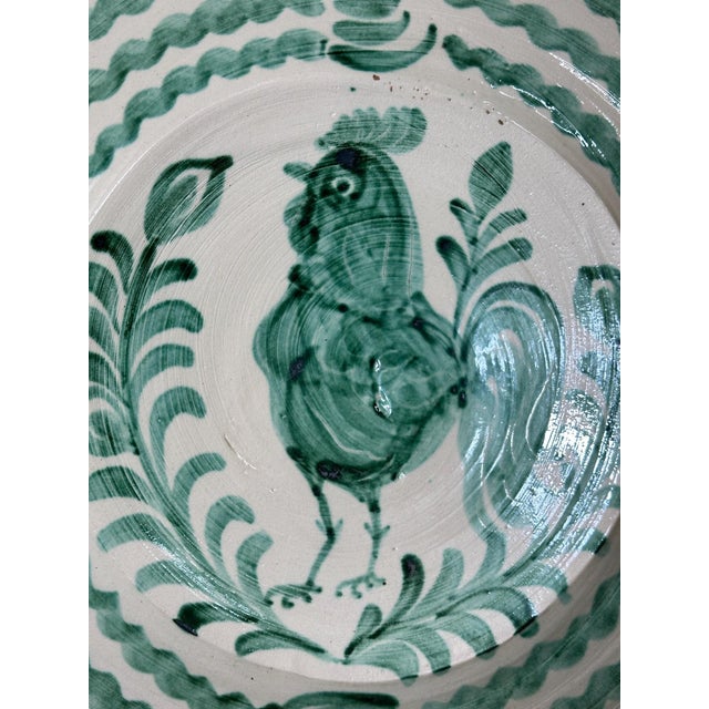 Ceramic Large Spanish Fajalauza Ceramic Lebrillo Bowl For Sale - Image 7 of 10