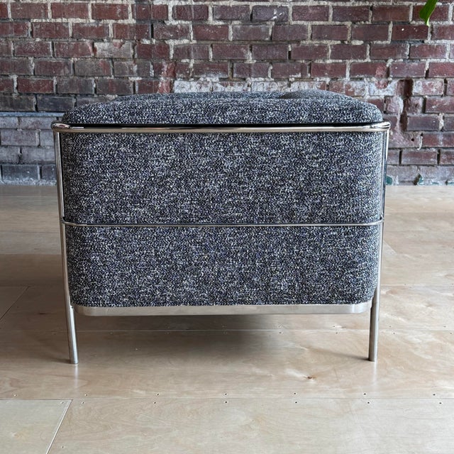 Jack Cartwright Lc2 Chair Reupholstered in Crypton For Sale - Image 10 of 12