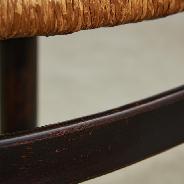 Rustic Brown Wicker Chair For Sale - Image 11 of 18