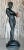 This vintage boho plaster statue of a man exudes a unique charm with its eclectic and artistic design. The sculpture's...