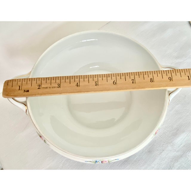 Early 20th Century Vintage Noritake Nippon "The Sedan" Hand-Painted Round Covered Vegetable Nippon Hand Painted M Wreath For Sale - Image 5 of 17