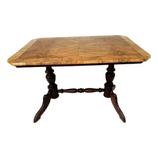 Walnut Dining Table, 1940s For Sale